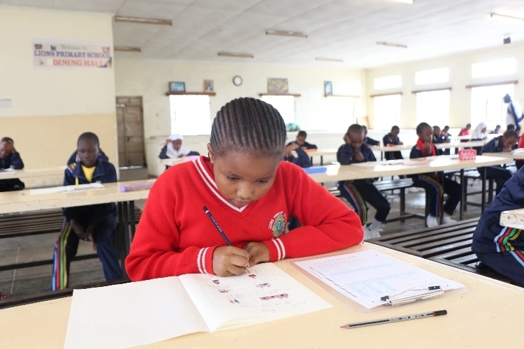 考場現場。埃格頓大學孔子學院供圖