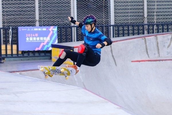 陳燁在比賽中。賽事組委會供圖