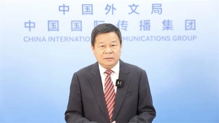 杜占元視頻致辭。主辦方供圖