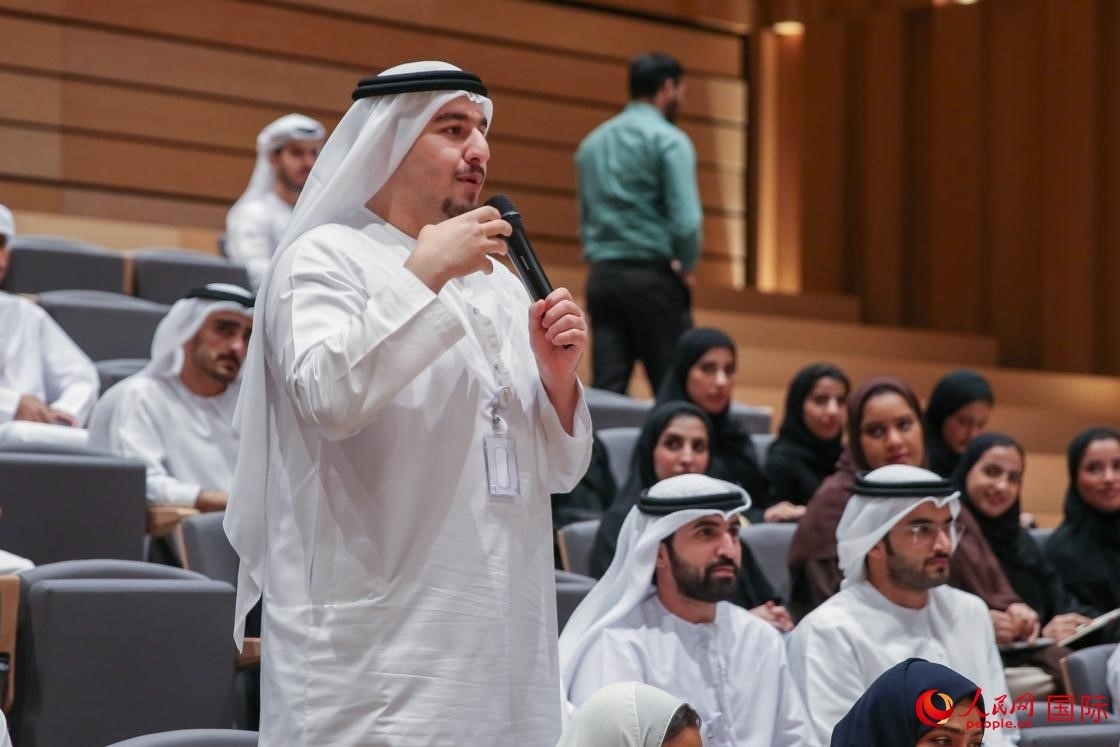 觀眾提問。人民網(wǎng) 塔里克·易卜拉欣攝