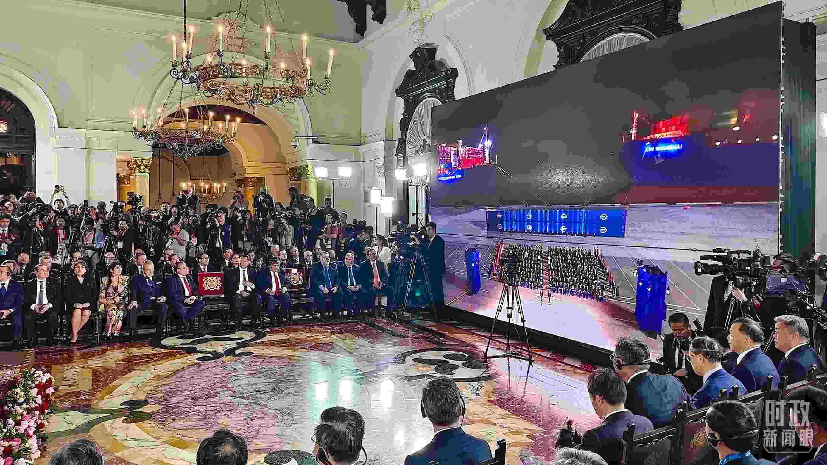 錢凱港開港儀式現(xiàn)場。（總臺央視記者韓銳拍攝）