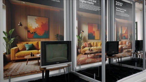 海信顯示技術(shù)展示畫作。海信南非公司供圖