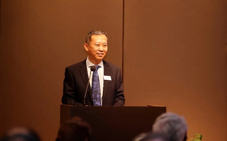 中國駐瑞典大使崔愛民應邀出席論壇并致辭。中國駐瑞典大使館供圖