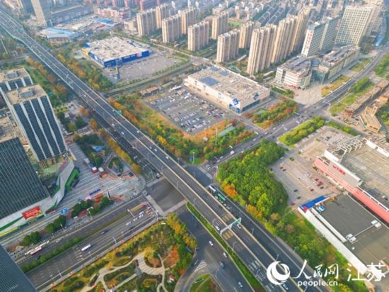 崇川區(qū)北大街便民商圈。人民網記者 王繼亮攝