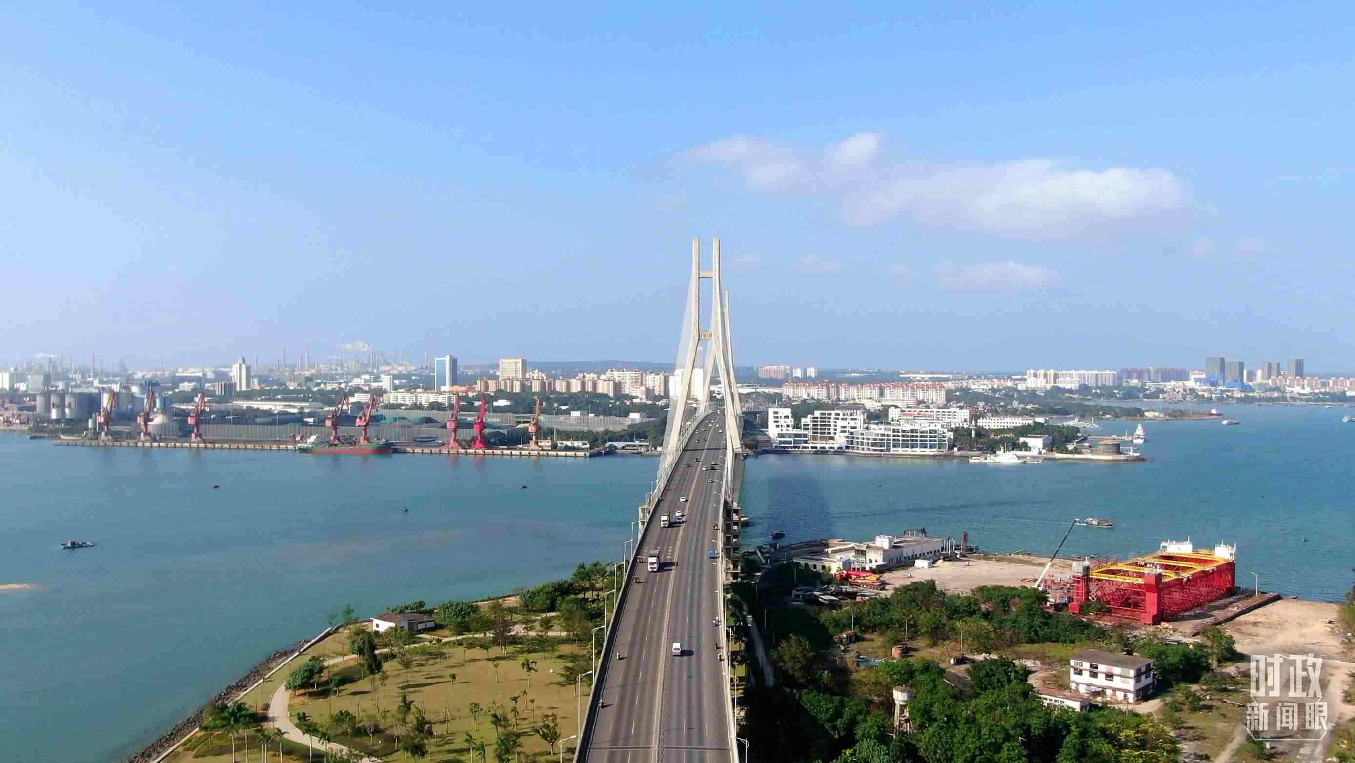 海南洋浦經(jīng)濟開發(fā)區(qū)。（總臺記者葉飛提供）