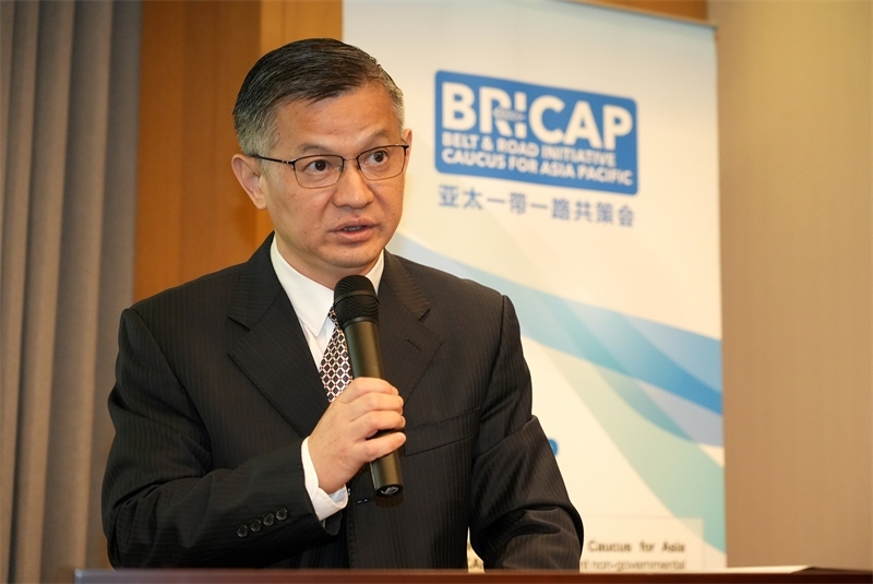 鄭學(xué)方作主旨演講。主辦方供圖