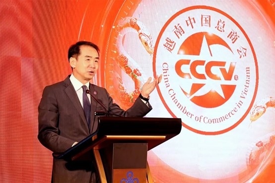 何煒大使致辭。越南中國(guó)總商會(huì)供圖