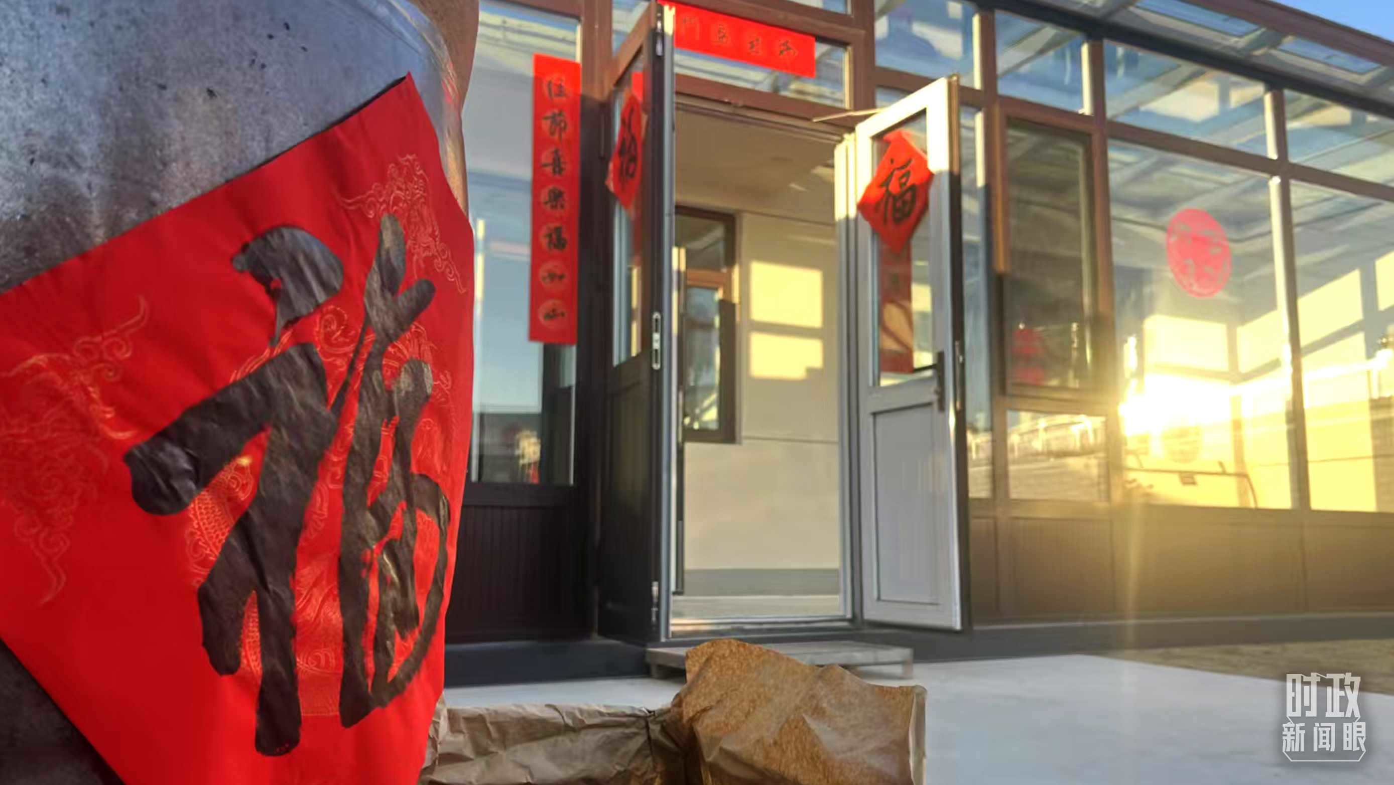 祝家溝村新居。（總臺央視記者李煒拍攝）