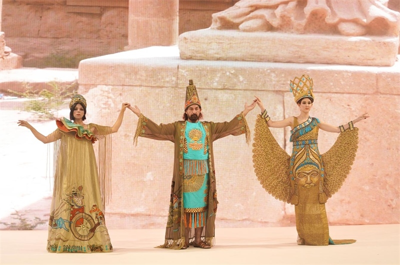 伊拉克時(shí)尚館去年9月舉辦的時(shí)裝展一景。伊拉克時(shí)尚館供圖