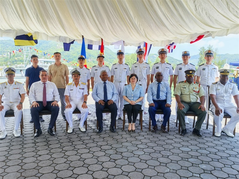 儀式現(xiàn)場(chǎng)。中國(guó)駐塞舌爾大使館供圖