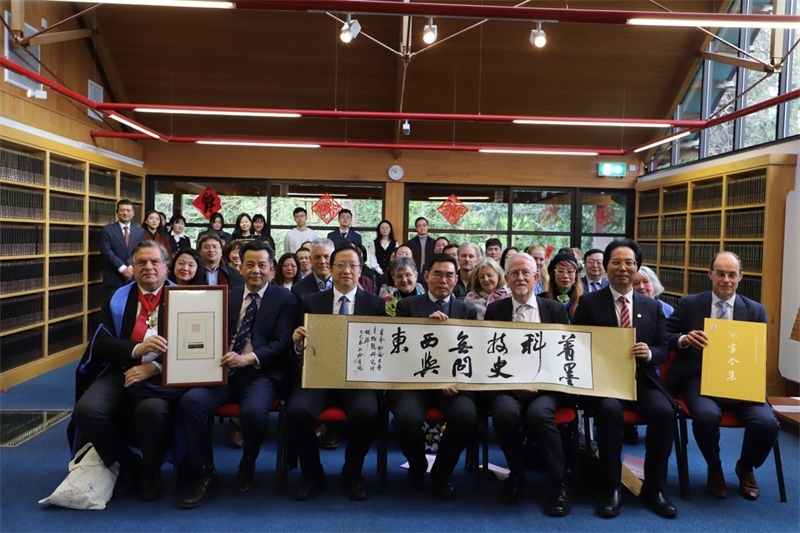 《宋畫全集》亮相劍橋大學(xué)李約瑟研究所。主辦方供圖