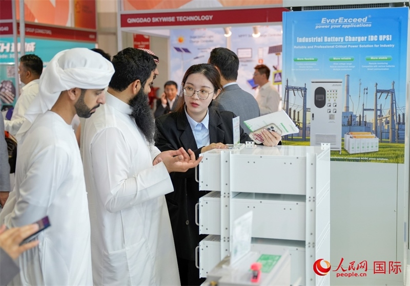 展會現(xiàn)場。人民網 塔里克·易卜拉欣攝