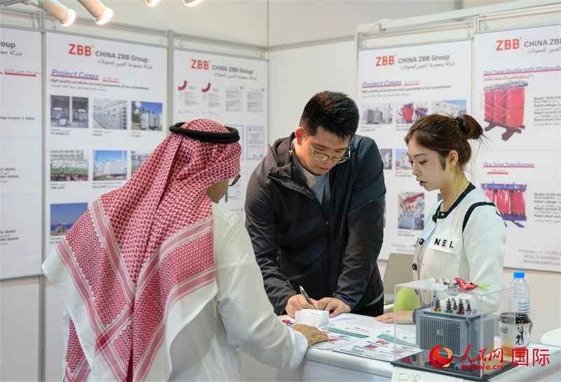 展會現(xiàn)場。人民網 塔里克·易卜拉欣攝