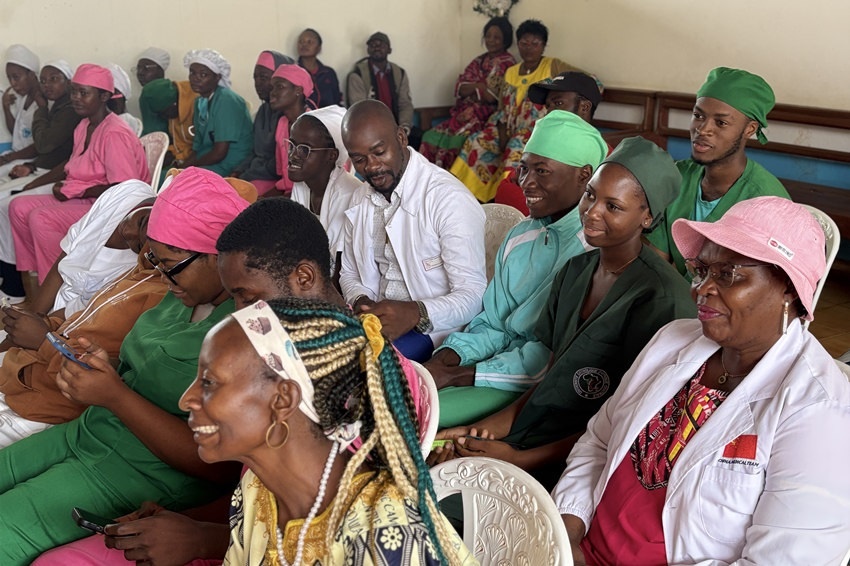 【2】圖為活動現場。中國（山西）第24批援喀麥隆姆巴爾馬尤醫(yī)療隊 供圖