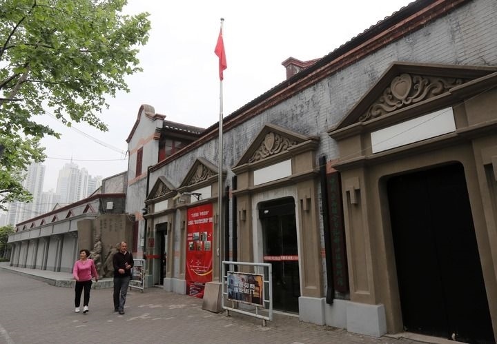 這是2018年5月1日拍攝的中國(guó)勞動(dòng)組合書(shū)記部舊址陳列館外景。新華社記者 劉穎 攝