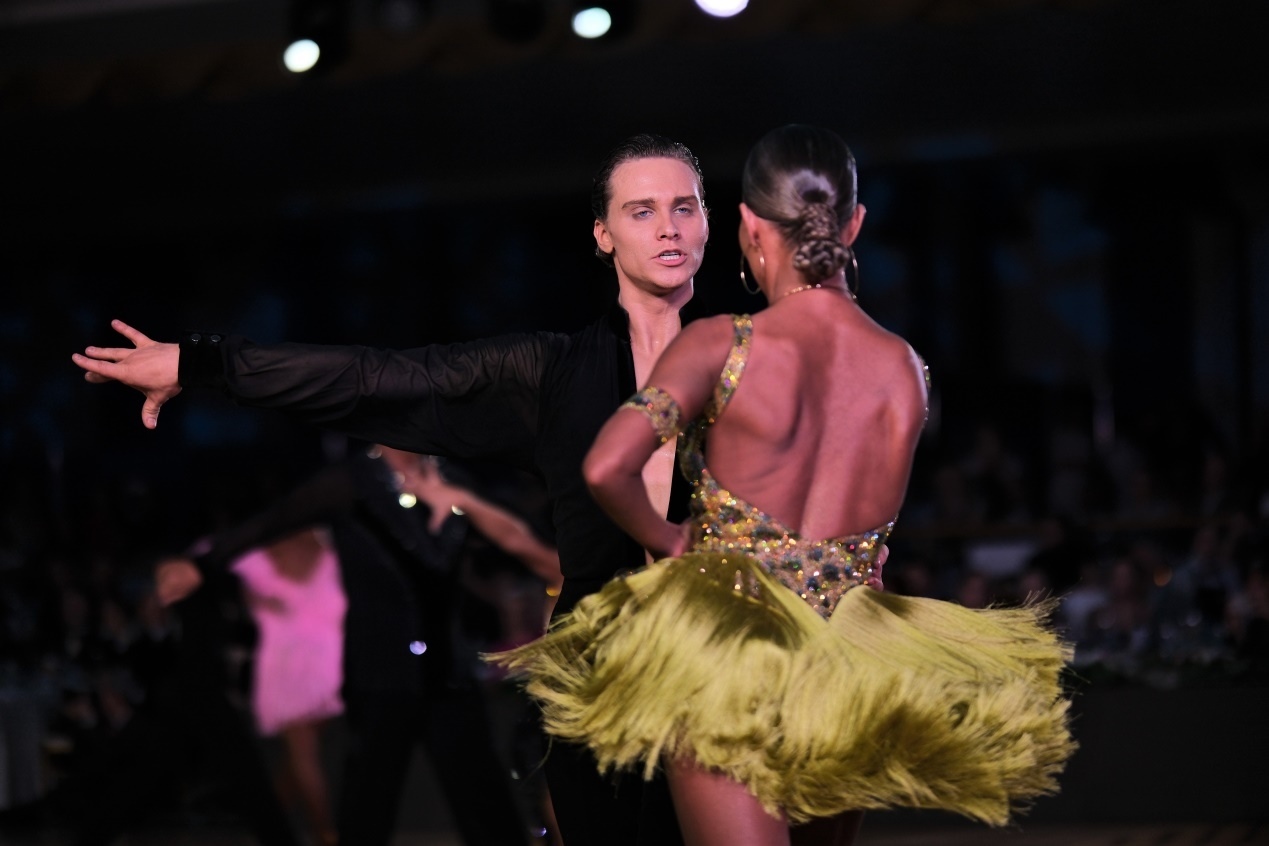 第七屆“克里姆林宮杯”國標舞錦標賽現(xiàn)場。于子恒攝