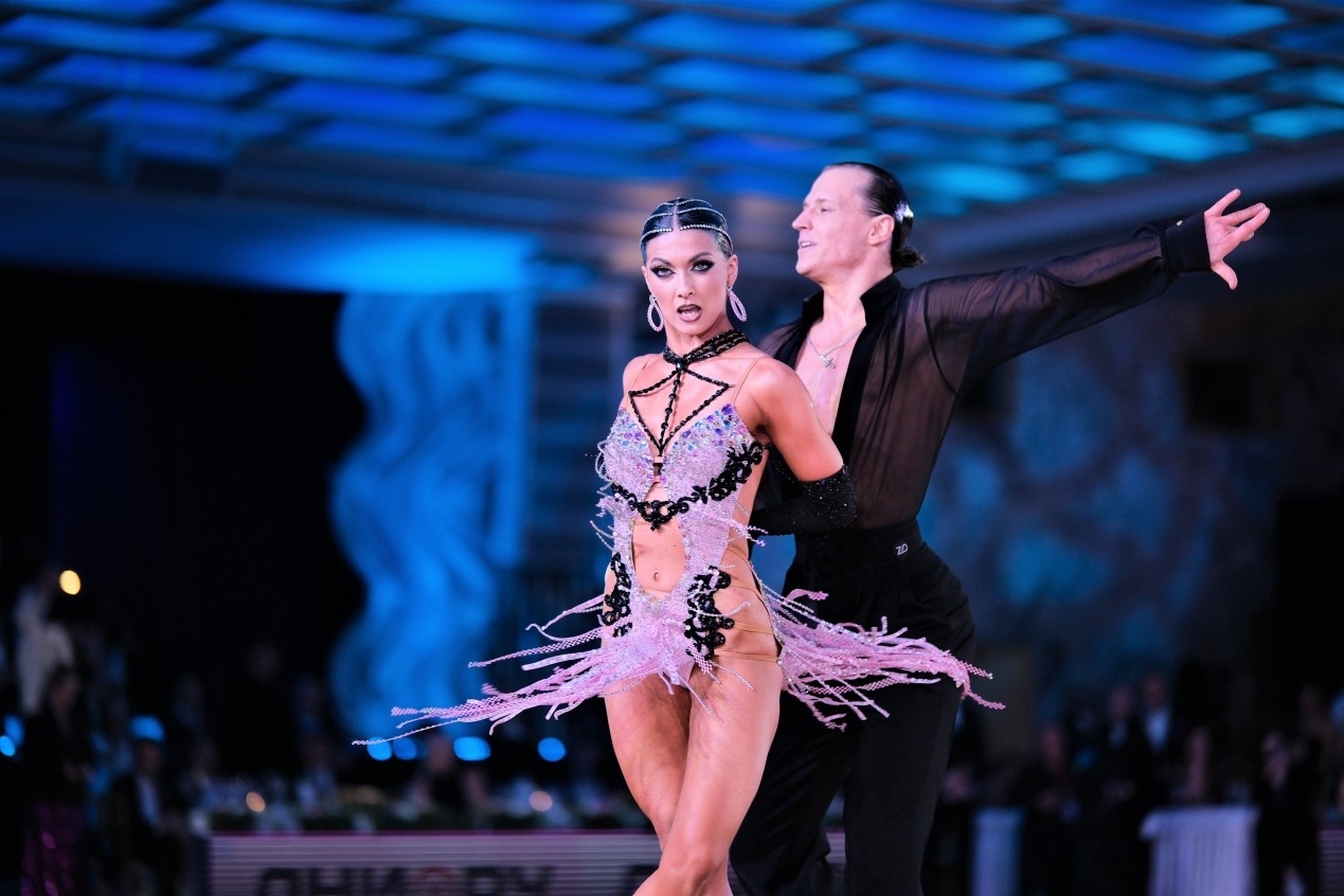 第七屆“克里姆林宮杯”國標舞錦標賽現(xiàn)場。于子恒攝