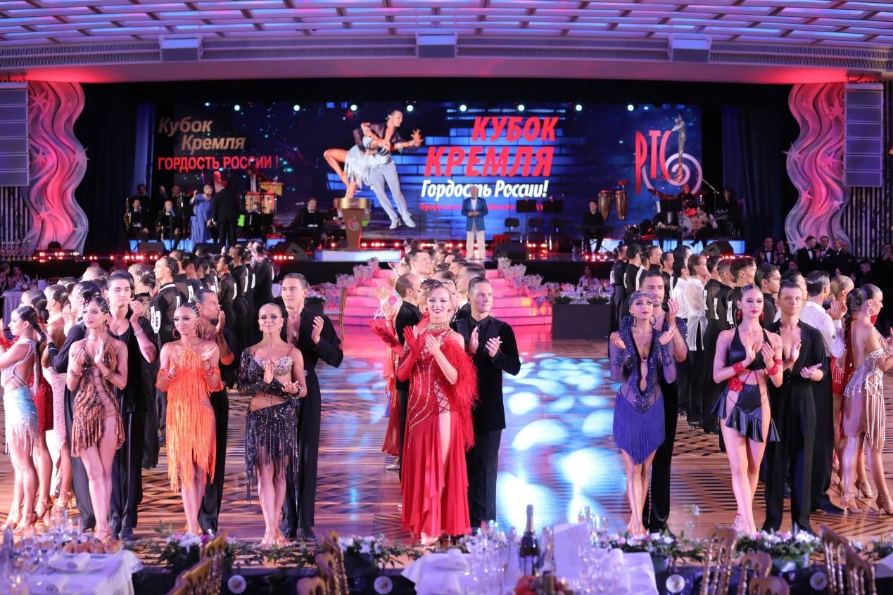 第七屆“克里姆林宮杯”國標舞錦標賽現(xiàn)場。于子恒攝