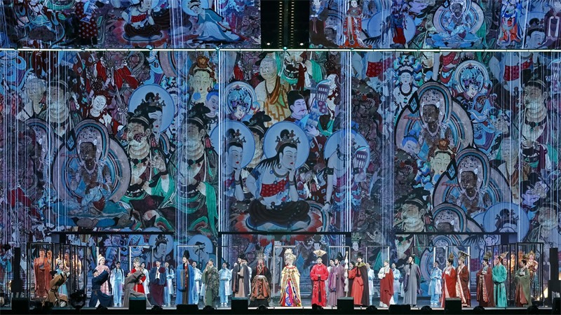 《受到召喚·敦煌》劇照。國話供圖