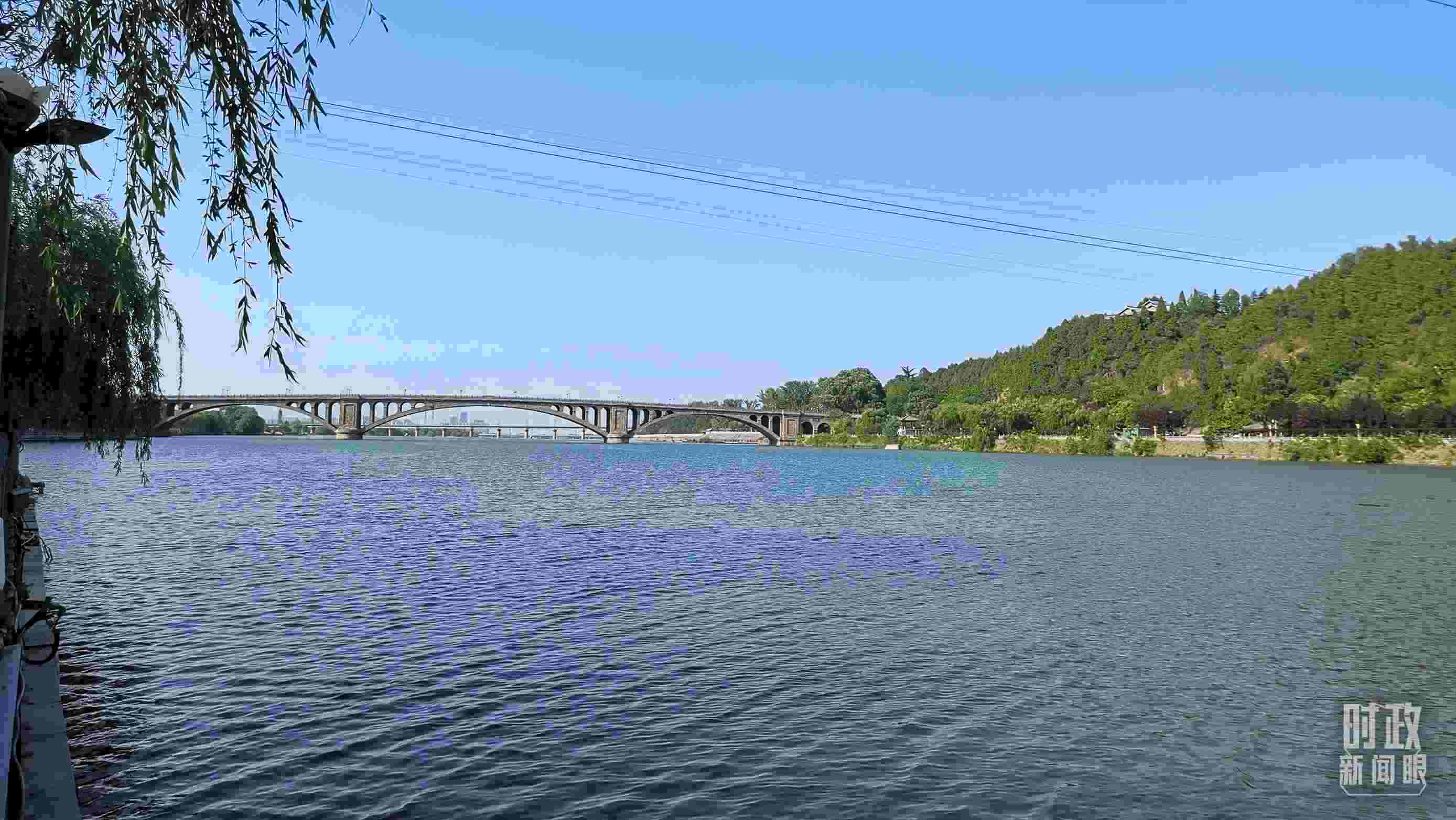 △伊河。（總臺(tái)央視記者范一鳴拍攝）