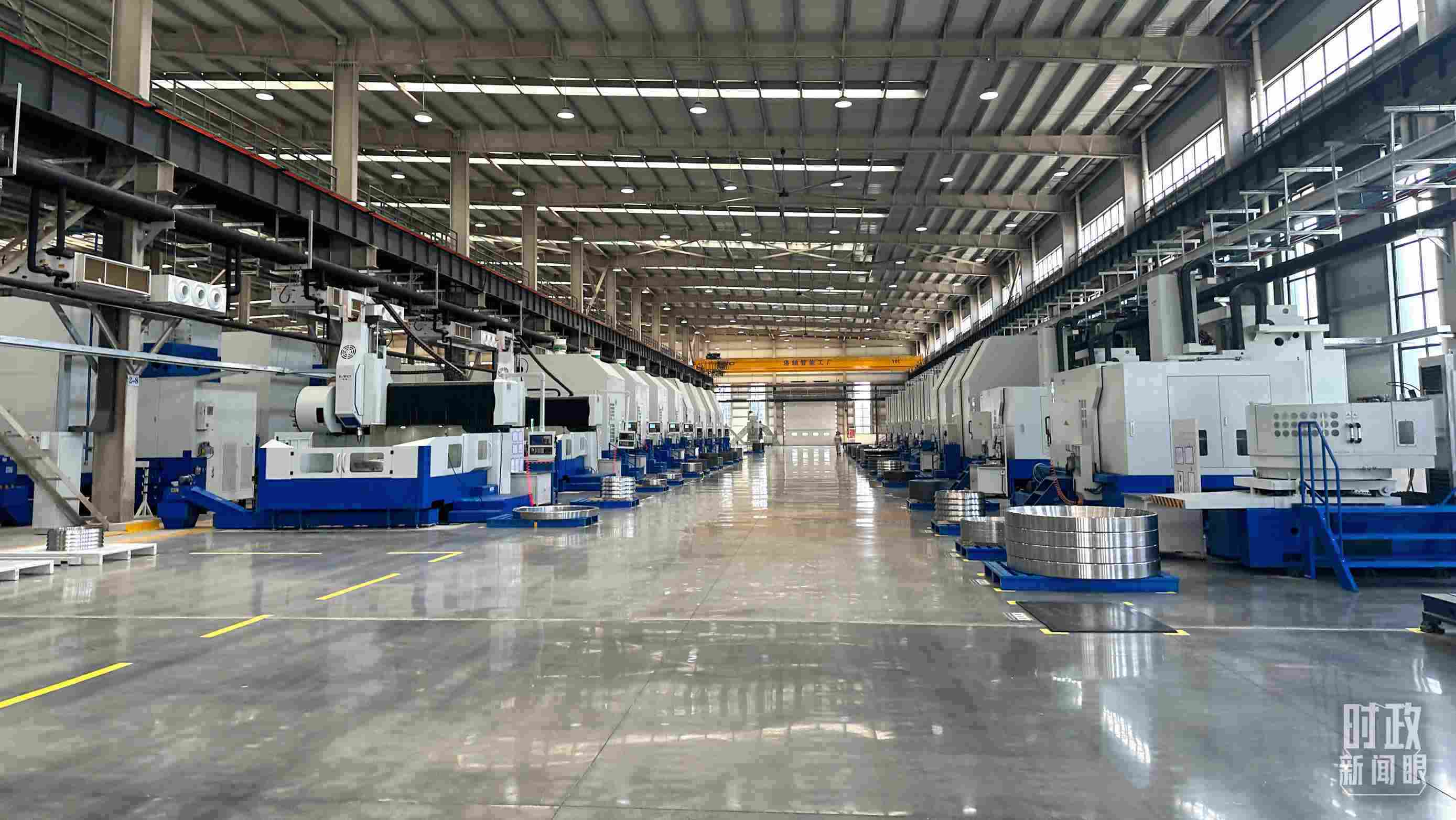 △洛軸智能工廠。（總臺(tái)央視記者趙化拍攝）