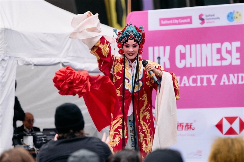 演員蔡衛(wèi)莉的秦腔表演贏得陣陣好評。 楊浩鵬攝