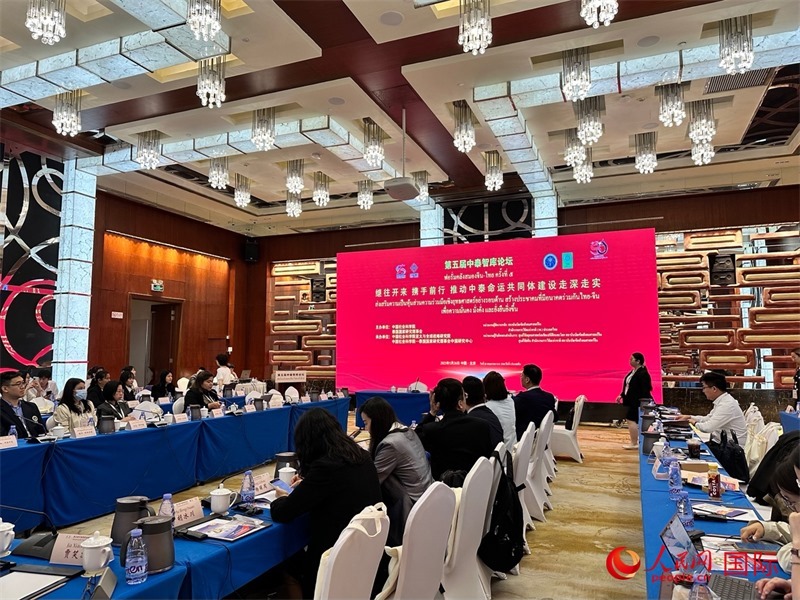 第五屆中泰智庫論壇現(xiàn)場。人民網(wǎng) 孫書宇攝