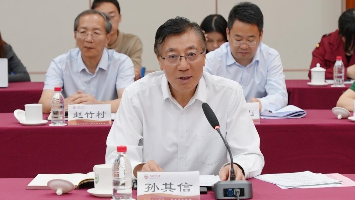 中國工程院院士、中國農(nóng)業(yè)大學校長孫其信。校方供圖