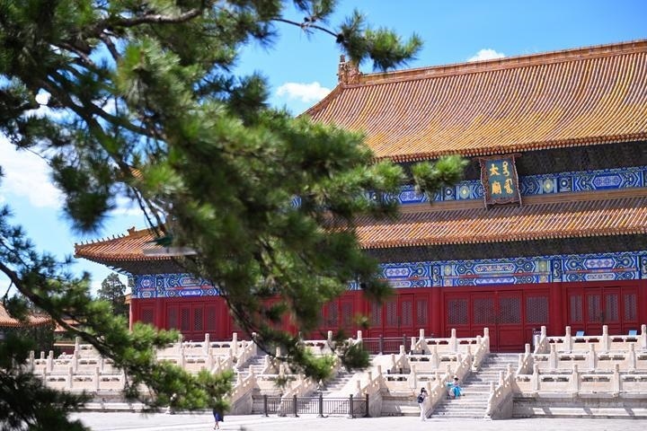 2023年7月8日拍攝的太廟享殿（也稱前殿）。